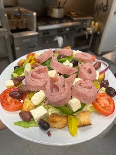 Greek Salad with Ham