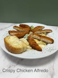 Fettuccine Alfredo with Crispy Chicken