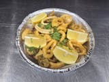 Fried Calamari with Sliced Cherry Peppers & Sweet Lemon Aioli