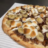 Banana Marshmallows Dessert Pizza