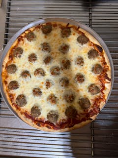 Meatball Bomber Pizza