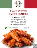 Wings Sunday Special
