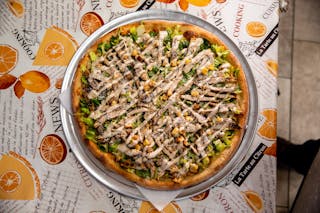 Chicken Caesar Neapolitan Pie