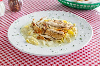 Grilled Chicken Fettuccine Alfredo