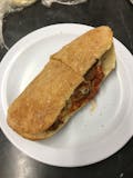 Spicy Sausage Parmigiana Sandwich