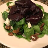 Roasted Beet Spinach & Feta Salad