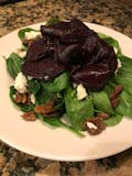Roasted Beet Spinach & Feta Salad