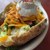 Baked potato Load your favorite toppings
