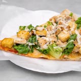 Grilled Chicken Caesar Salad Pizza