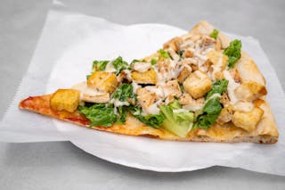 Grilled Chicken Caesar Salad Pizza
