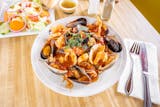 Seafood Combo over Pasta
