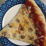 Sausage Pizza Slice Lunch
