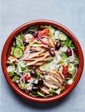 Mediterranean Salad with Grilled Chicken Lunch