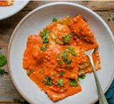 Homemade Lobster Ravioli Lunch