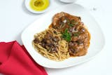 Veal Marsala with Spaghetti