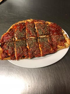 Mozzarella Cheese Deep Dish Pizza