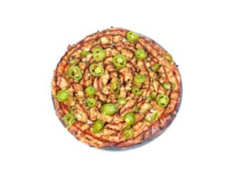Desi BBQ Grilled Chicken Pizza