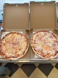 2 Large Plain Pizzas