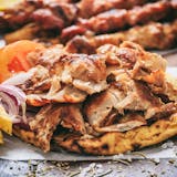Chicken Souvlaki on Pita Bread