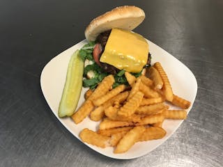 Cheeseburger with Fries & Drink
