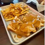 Opened Faced Hot Turkey Sandwich