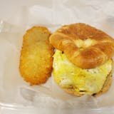 Egg and cheese with hashbrown