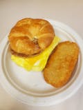 Sausage Egg & Cheese with hashbrown