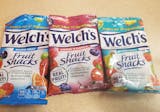 3 packs of Welch's fruit snacks