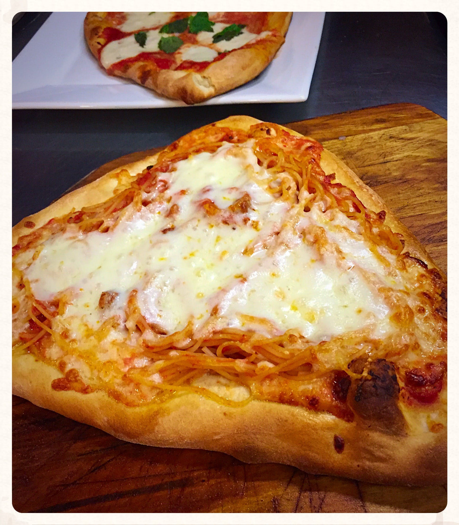 Spaghetti Pizza