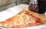 Round Neapolitan Cheese Pizza Slice