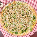 Caesar Salad with Grilled Chicken Gourmet Pizza