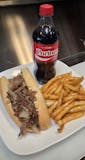 #1  Cheesesteak (6"), Fries, & Drink Lunch Special