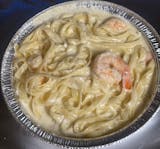 Fettuccine Alfredo with Shrimp