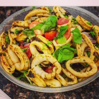 Grilled Calamari Salad
