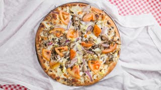 Veggie Alfredo Pizza