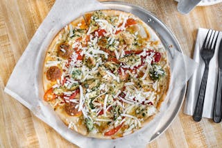 Pesto Chicken Pizza