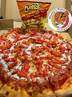 Flaming Hot Cheetos Pizza
