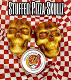 Stuffed Pizza Skulls