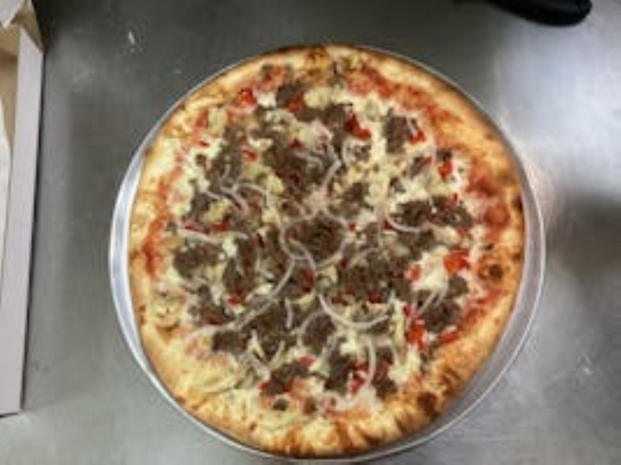 Cheesesteak Pizza