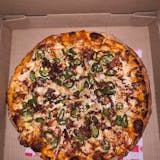 Mango Habanero Grilled Chicken Pizza