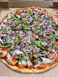#2 10" Personal Pizza with Three Toppings & Fountain Drink Special