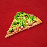 Chicken Broccoli Pizza Slice