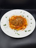 Stuffed Rigatoni with Bolognese Sauce