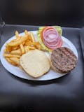 8 oz. Hamburger with Fries Brunch