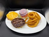 8 oz. Cheeseburger with Fries Brunch