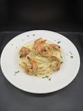 Fettuccine Alfredo with Shrimp