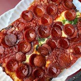 Pepperoni Detroit Pizza
