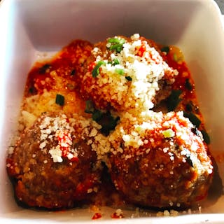 Meatball, Tomato Sauce & Mozzarella