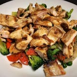 Sauteed Vegetables with Grilled Chicken