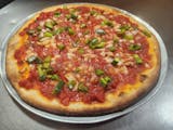 Tomato Pie with Green Pepper & Onion